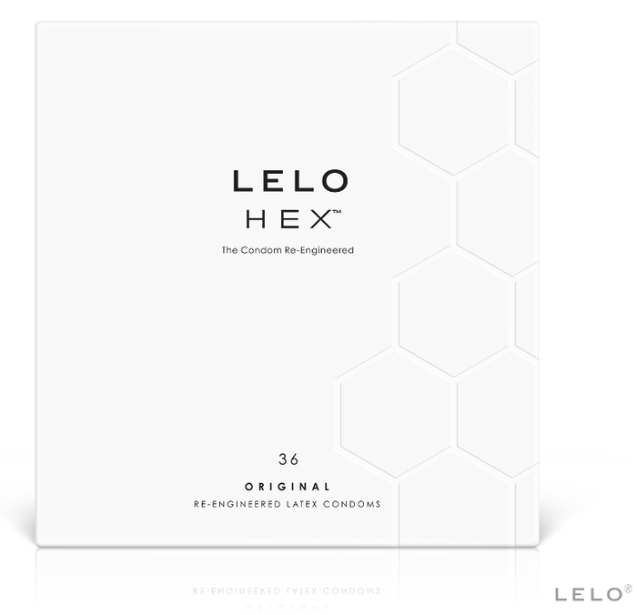 LELO - BOÎTE DE PRÉSERVATIFS HEX 36 UNITÉS – vue 1