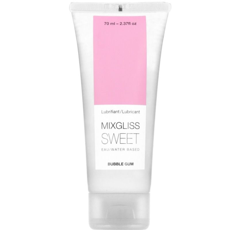 Lubrifiant à base d’eau Mixgliss saveur gomme 70 ml – Mixgliss