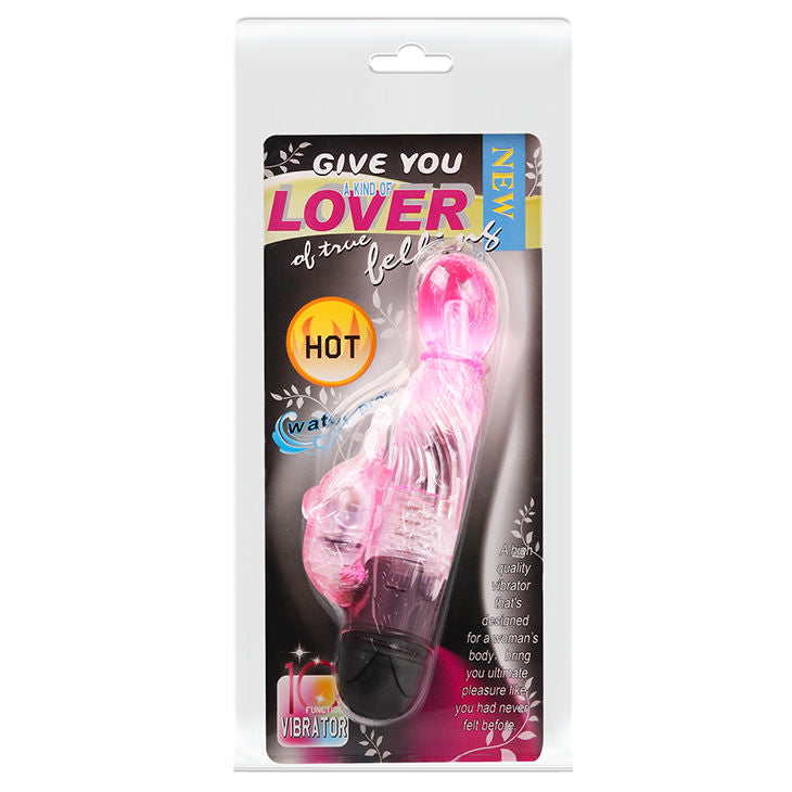 Vibromasseur rabbit Lover rose 10 modes – Baile