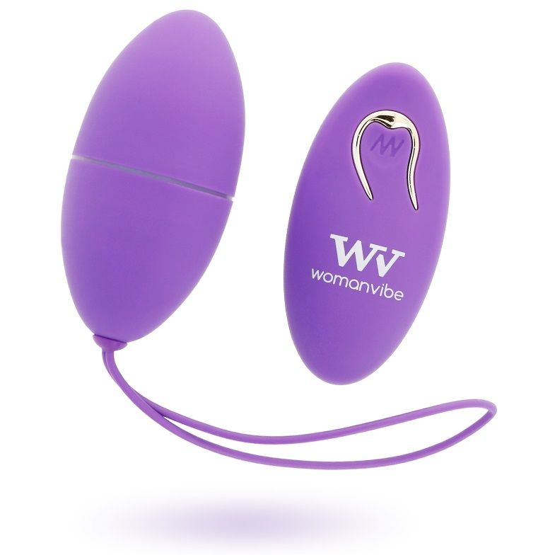 Œuf vibrant Alsan violet avec télécommande – Womanvibe