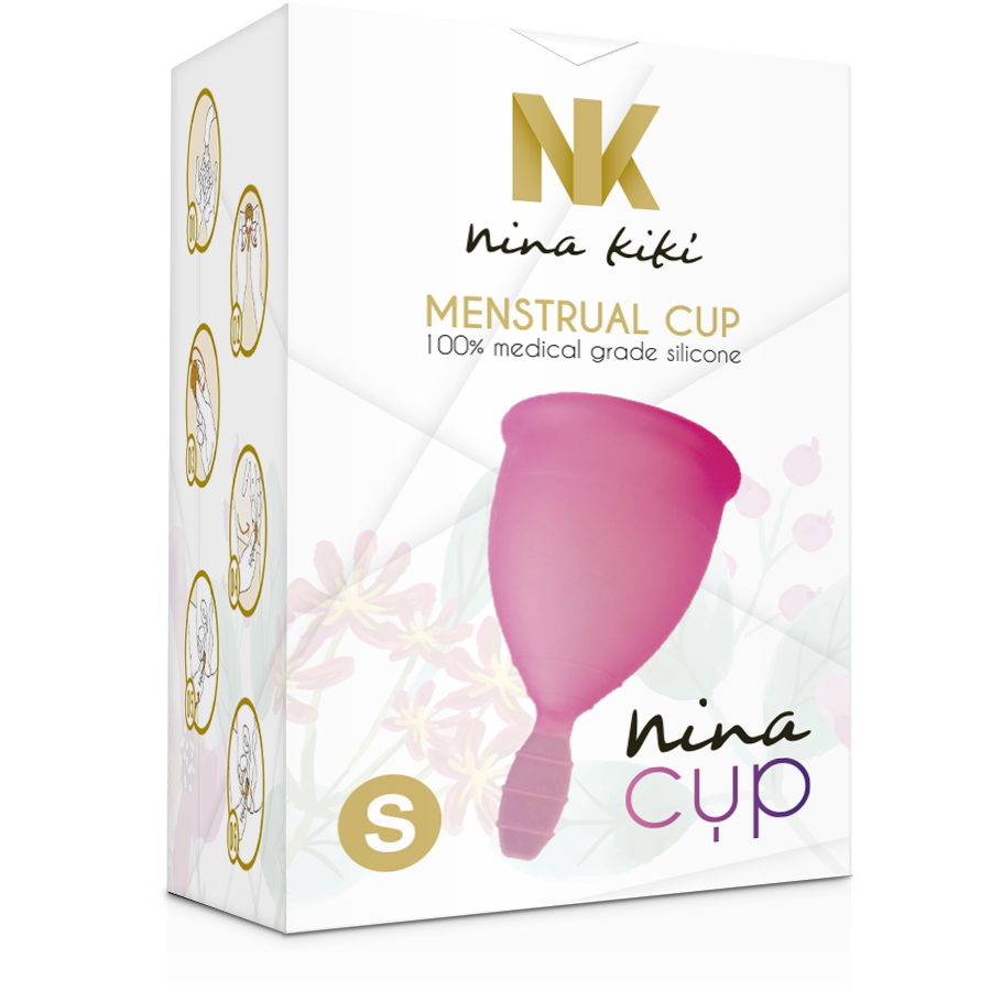 Coupe menstruelle Nina Cup rose taille S – Nina Kikí — vue 7
