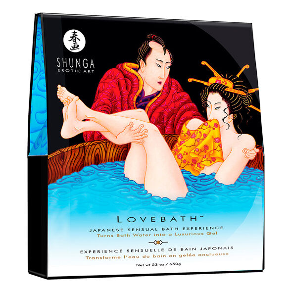 Sels et soins de bain LOVEBATH TENTATIONS DE L'OCÉAN – Shunga Bath Experience