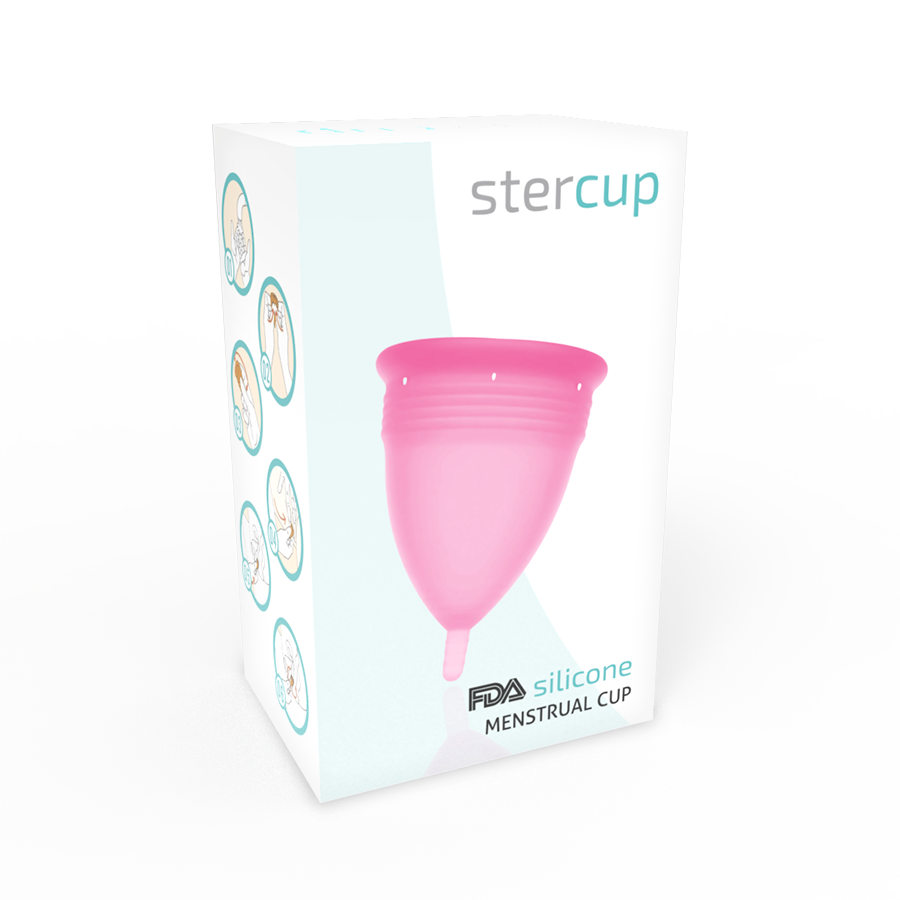 Coupe menstruelle Stercup rose taille L – Stercup — vue 5