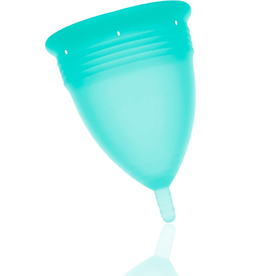 Coupe menstruelle Stercup aigue-marine taille L – Stercup — vue 3