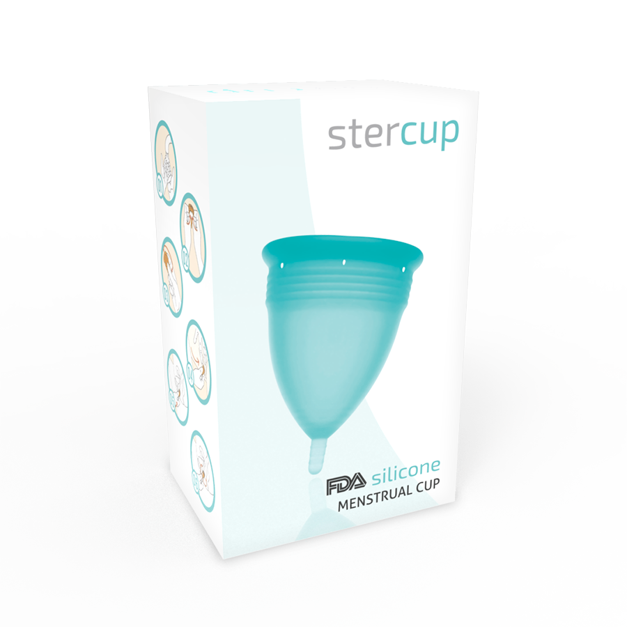Coupe menstruelle Stercup aigue-marine taille S – Stercup — vue 5