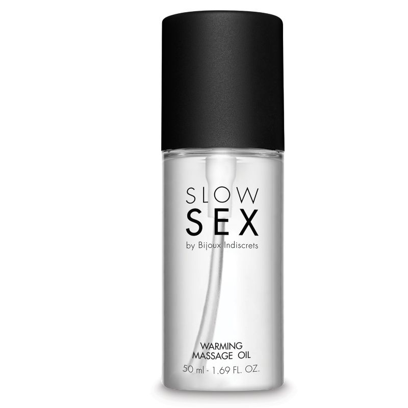 Huile de massage sensuelle à effet chauffant 50 ml – Bijoux Slow Sex – vue 2