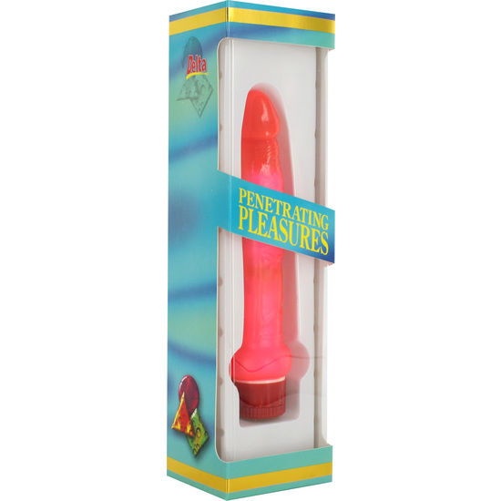 SEVEN CREATIONS - Vibrateur anal rose jelly thin – vue 2