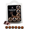 Boules brésiliennes au chocolat x6 – Secretplay sur fond blanc
