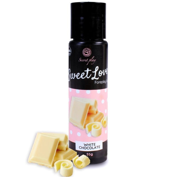 Gel sweet love chocolat blanc 60 ml – Secretplay