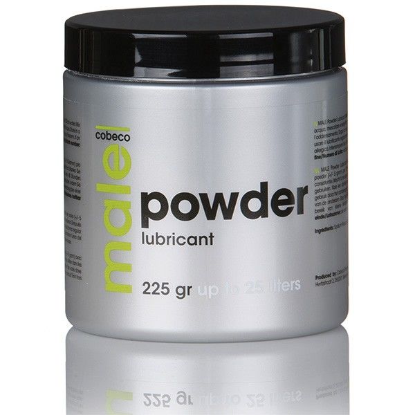 Lubrifiant en poudre Male 225 g – Cobeco – vue principale sur fond blanc