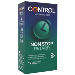 Préservatif NON STOP RETARD CONDOMS 12 UNITS – CONTROL CONDOMS