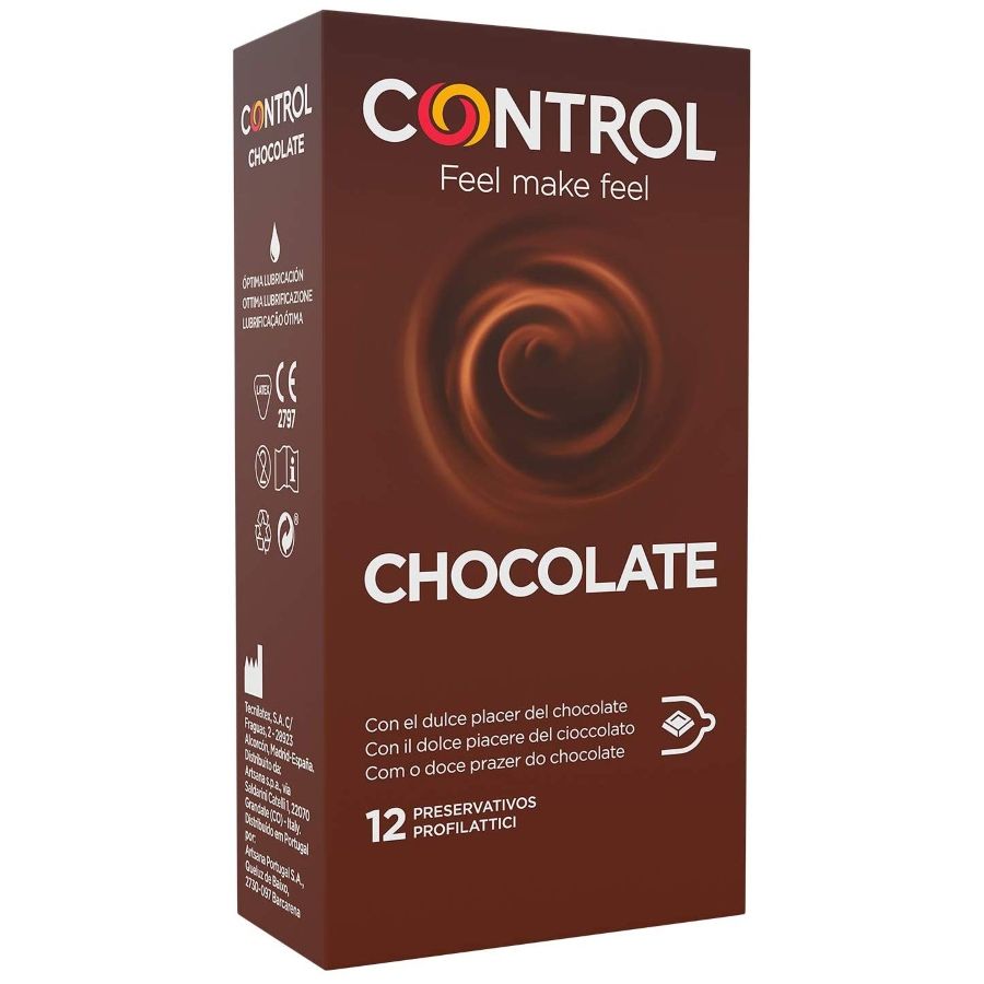 Préservatif ADAPTA CHOCOLATE CONDOMS 12 UNITS – CONTROL CONDOMS