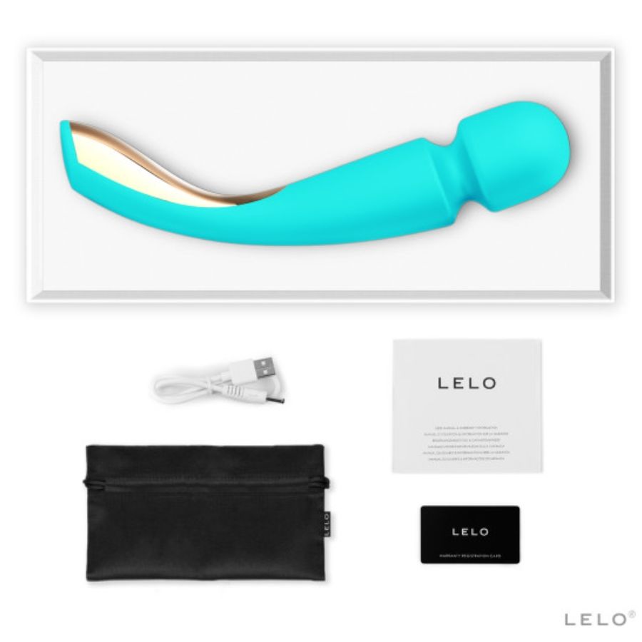 LELO Smart Wand 2 turquoise détail