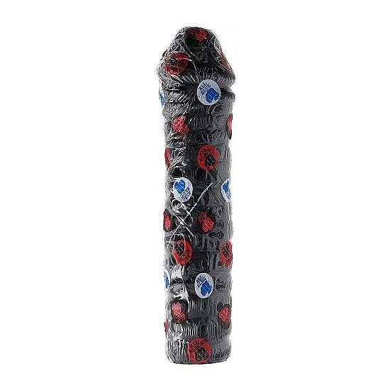 Gode réaliste Dong 38 cm – All Black — vue 3