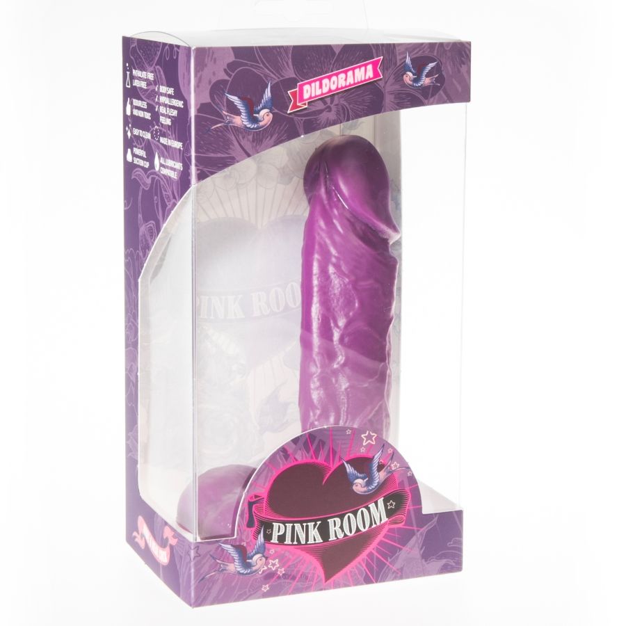 Gode réaliste Amadeo violet 15,5 cm – Pink Room — vue 2