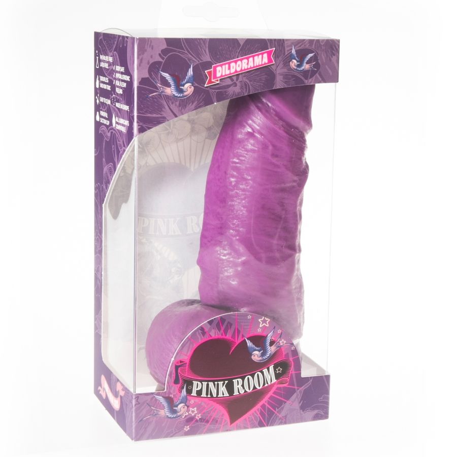 Gode réaliste Dayan violet 17 cm – Pink Room — vue 2