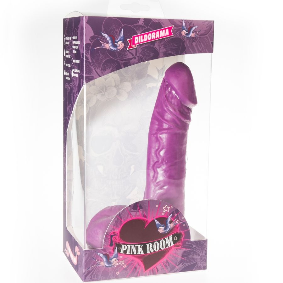 Gode réaliste Eban violet 19 cm – Pink Room — vue 2