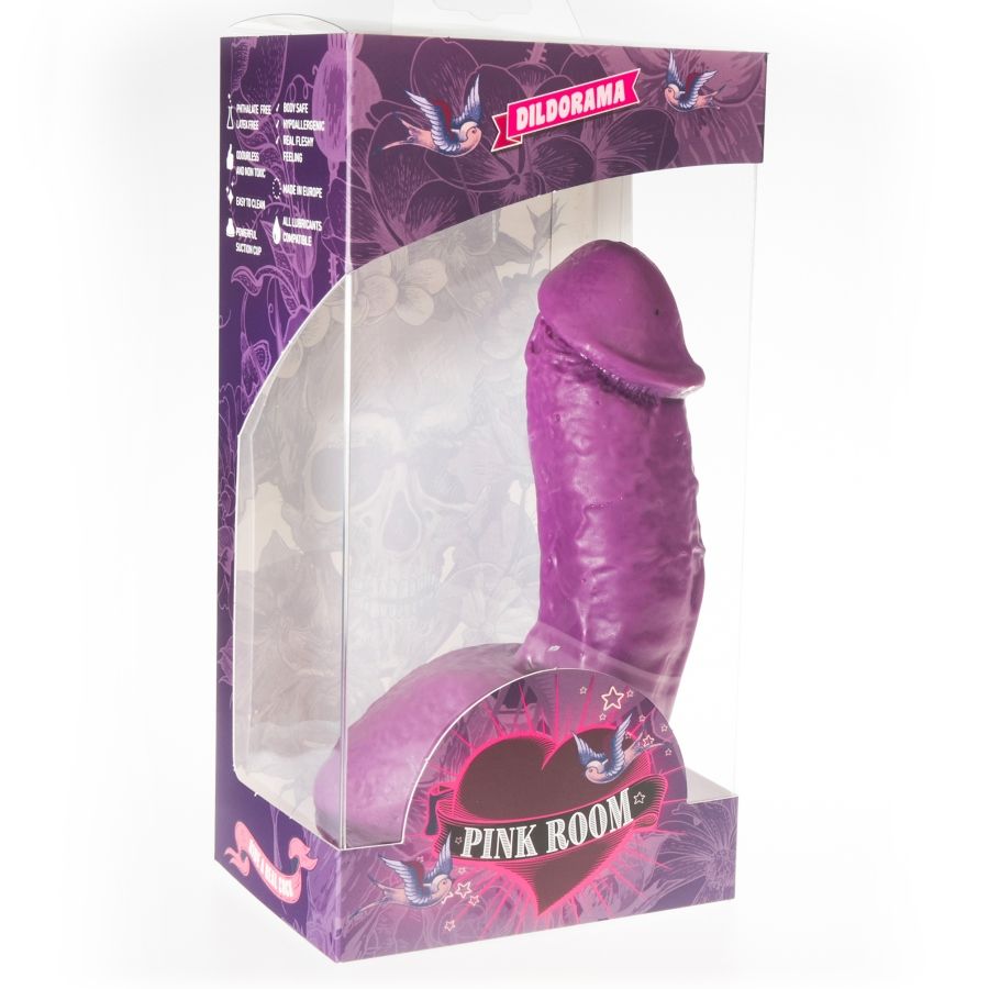 Gode réaliste Elian violet 17,5 cm – Pink Room — vue 2