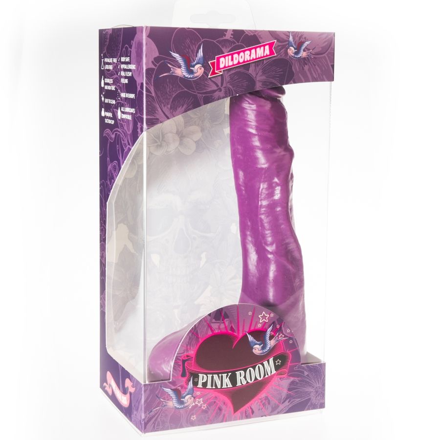 Gode réaliste Nilo violet 23 cm – Pink Room — vue 2