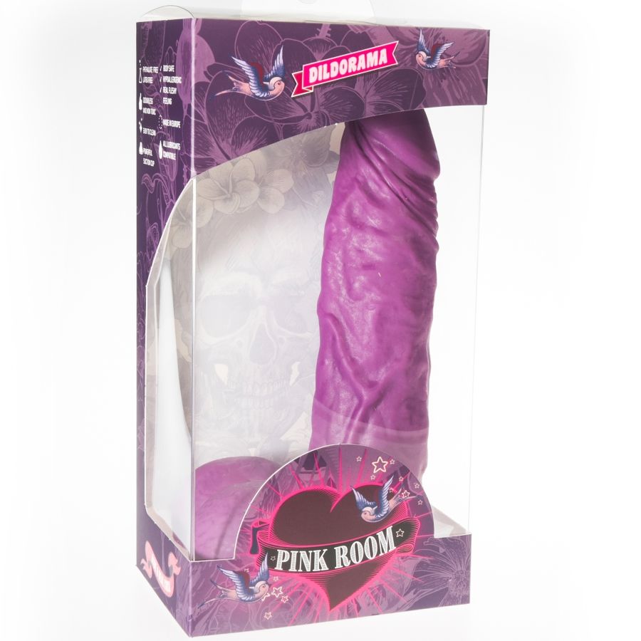 Gode réaliste Chems violet 20 cm – Pink Room — vue 2