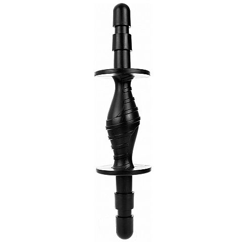 Double gode 7 cm noir – Hung System — vue 1