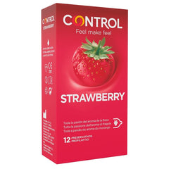 Préservatif ADAPTATION FRAISE 12 UNITÉS – CONTROL CONDOMS