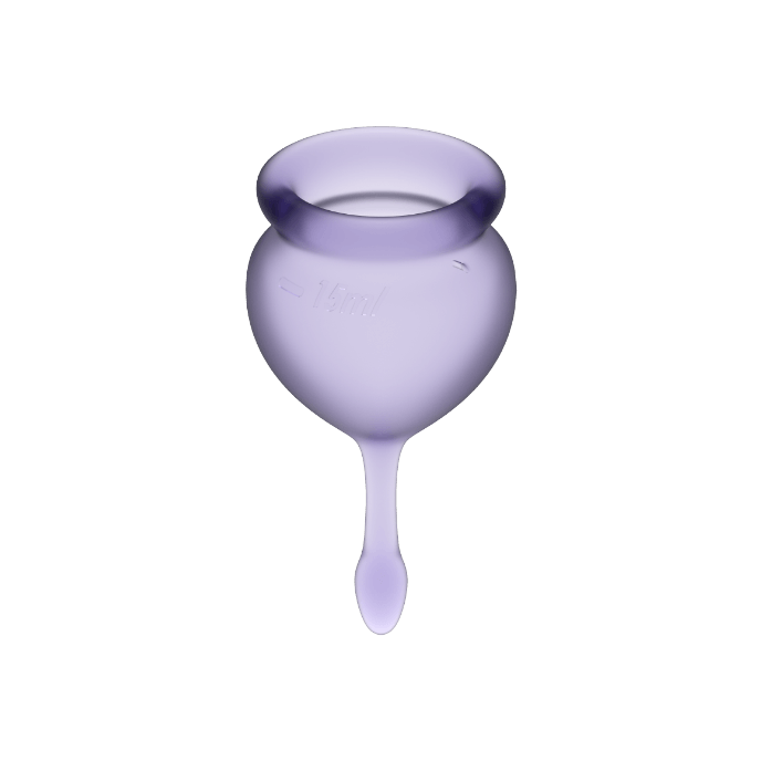 Duo de coupes menstruelles Feel Good violet 15 et 20 ml – Satisfyer — vue 3
