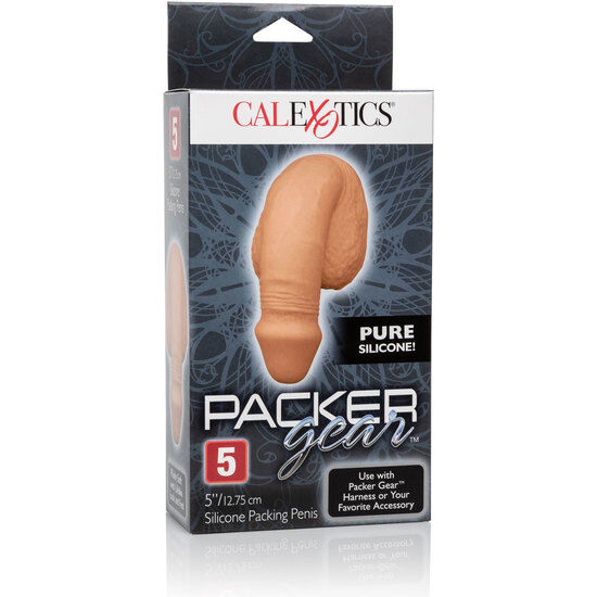 CALEXOTICS - EMBALLAGE SILICONE PÉNIS 12.75 CM CARAMEL – vue 3