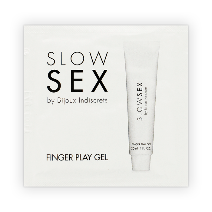 Gel de massage Slow Sex Jeu de doigts monodose – Bijoux Indiscrets