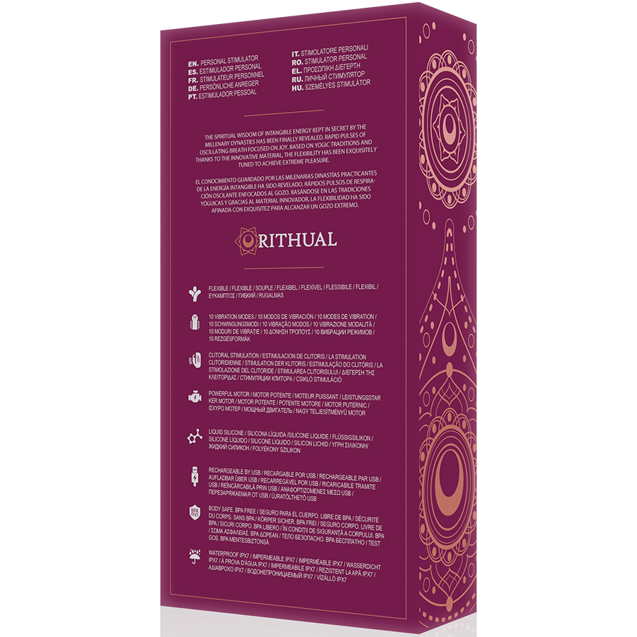 Vibromasseur double moteur Anusara 2.0 orchidée – Rithual