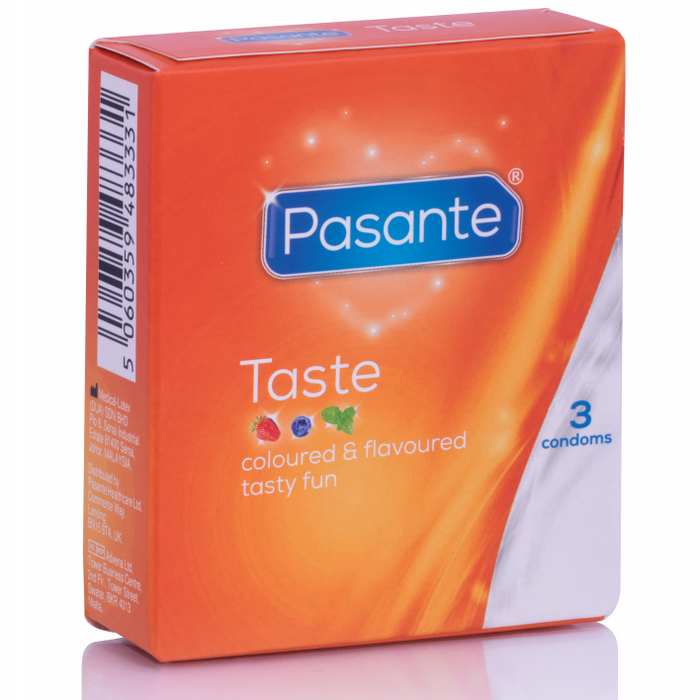 Préservatif PRÉSERVATIFS SAVEURS 3 UNITÉS – PASANTE