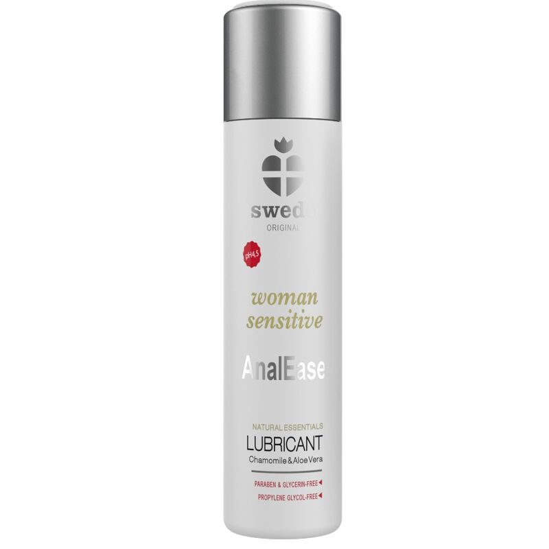 Lubrifiant anal à base d’eau Woman Sensitive Anal Ease 120 ml – Swede