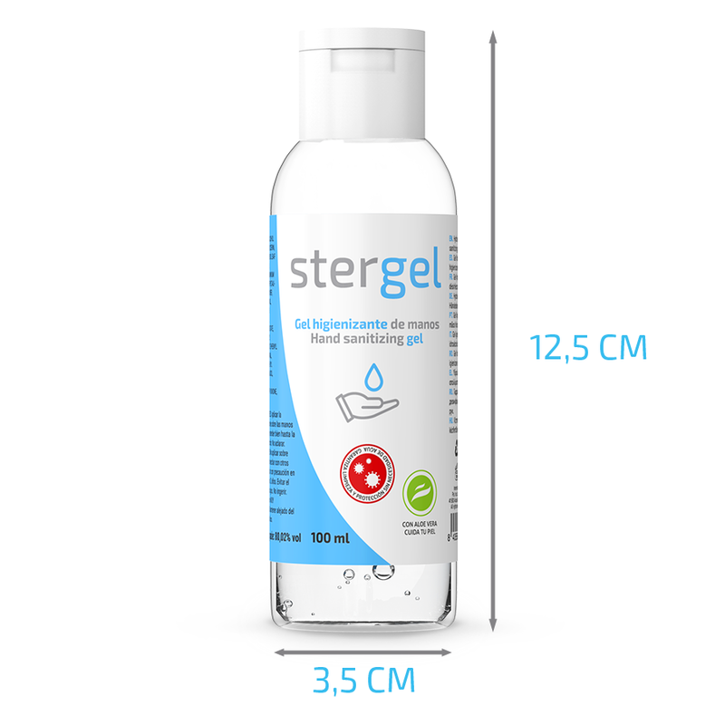 Gel hydroalcoolique Stergel à l’aloe vera 100 ml – Stergel — vue 2
