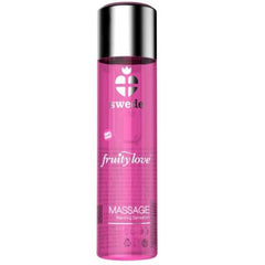 Huile fruity love effet chauffant de massage pamplemousse rose à la mangue 60 ml – Swede – vue 1