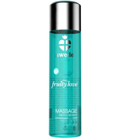 Huile fruity love de massage effet chauffant cassis et citron vert 60 ml – Swede – vue 1