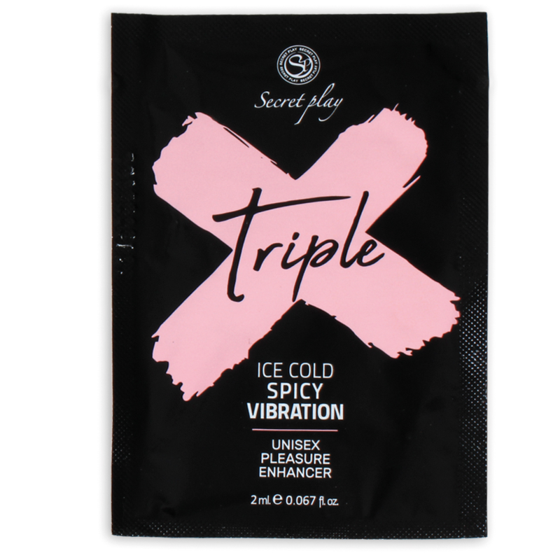 Gel intensificateur Triple X unidose – Secretplay