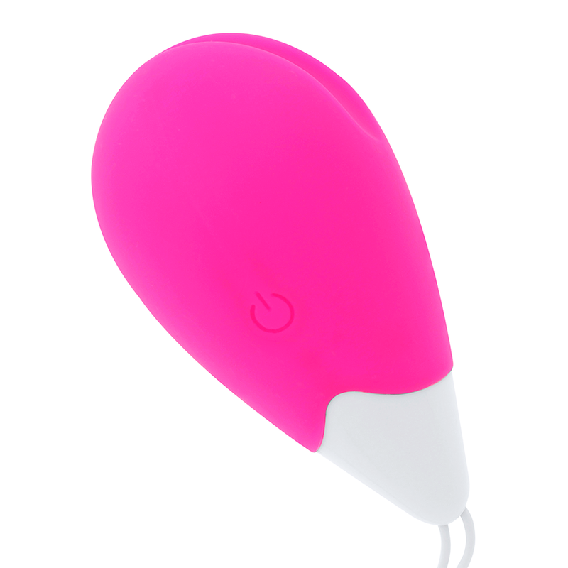 Œuf vibrant texturé 10 modes rose et blanc – OhMama
