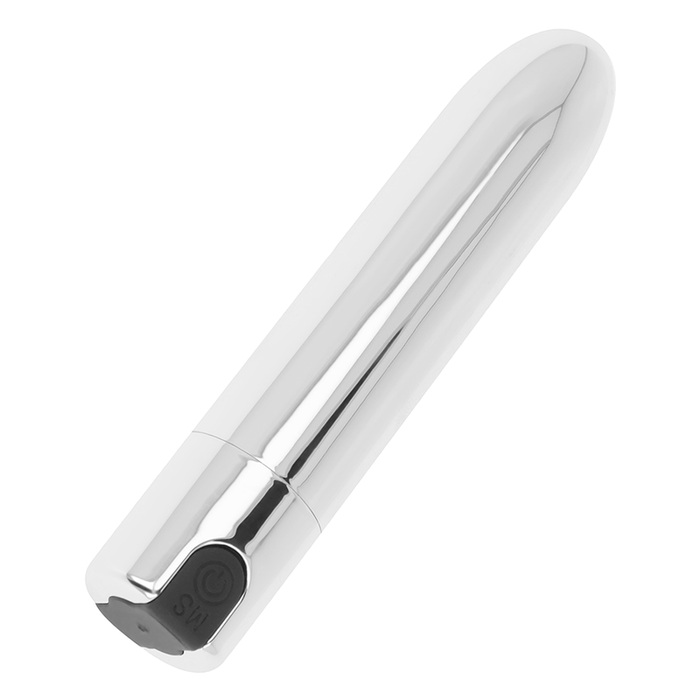 Balle vibrante argentée 9,5 cm rechargeable – OhMama
