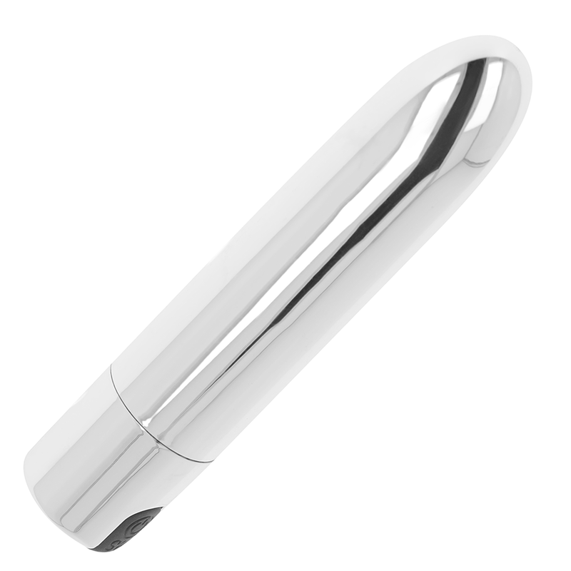 Balle vibrante argentée 9,5 cm rechargeable – OhMama — vue 2