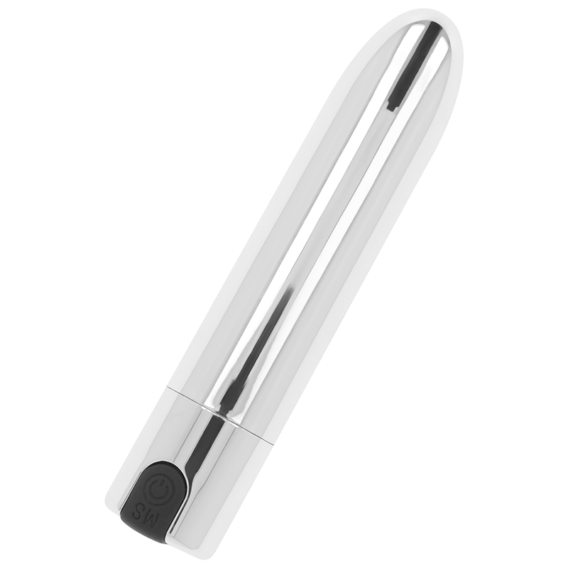 Balle vibrante argentée 9,5 cm rechargeable – OhMama — vue 3