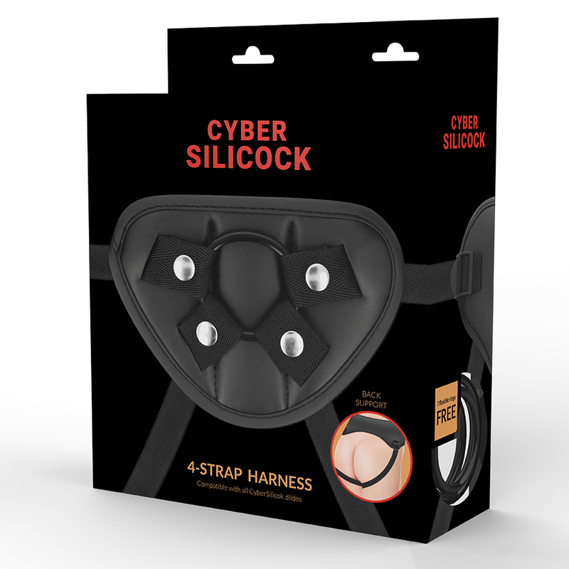 CYBER SILICOCK - HARNAIS SANGLES AVEC 3 ANNEAUX GRATUITS – vue 5