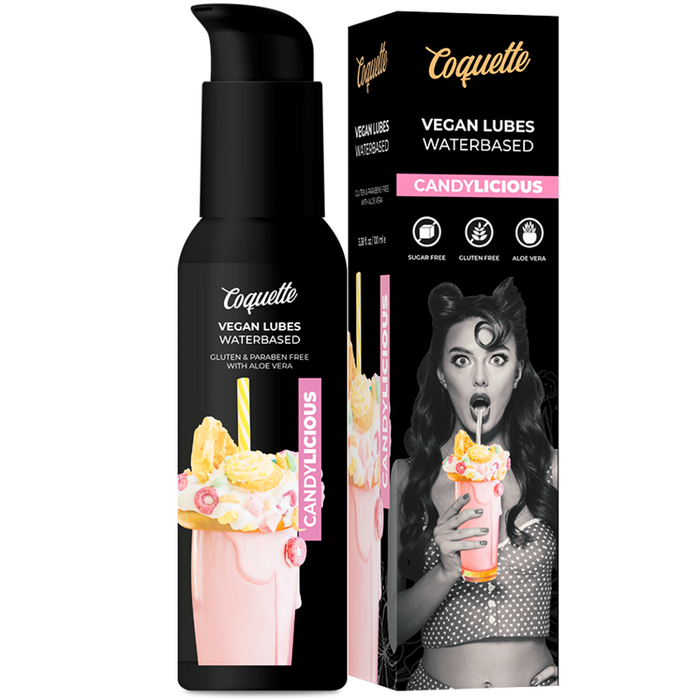 Lubrifiant végan Candylicious Premium Experience 100 ml – Coquette