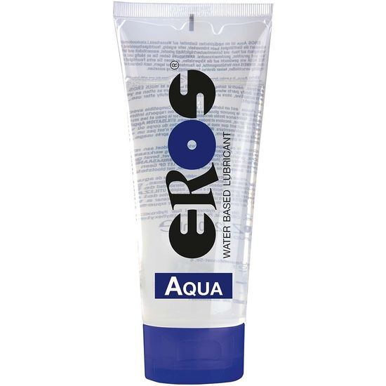 Lubrifiant à base d’eau Aqua 200 ml – Eros sur fond blanc