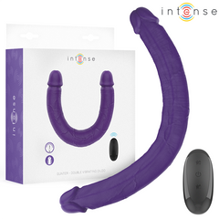 Double gode Gunter Dildo Double Vibrateur 40 cm Violet Télécommande – Intense