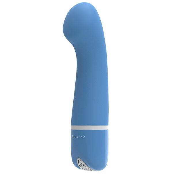 Mini-vibromasseur Bdesired Deluxe Curve – B Swish – Bleu lagon