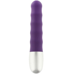 Mini-vibromasseur Discretion lilas à piles – Seven Creations