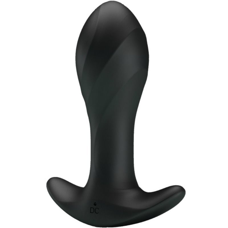 Plug anal vibrant Facettes 12 fonctions – Pretty Love – Noir