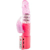 Vibromasseur rabbit rotatif rose de Baile, produit seul sur fond blanc