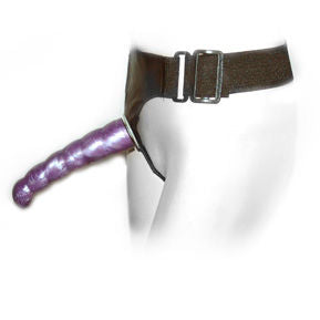 Harnais avec gode Gpoint lilas 17 cm – Baile, vue 2