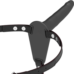 Harnais avec gode silicone noir 15 cm – Fetish Submissive, vue 1